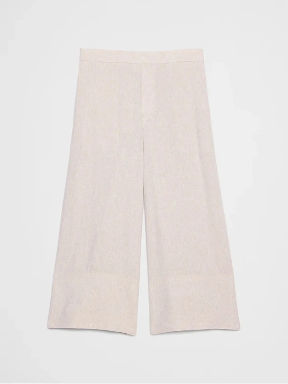 Banana Republic Factory ANYDAY WIDE-LEG HIGH-RISE LINEN-BLEND CROPPED PANT L